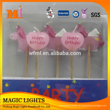 Geburtstagsparty Dekoration Tier geformte Kerzen